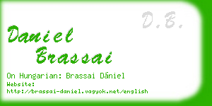 daniel brassai business card