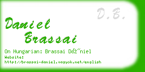 daniel brassai business card